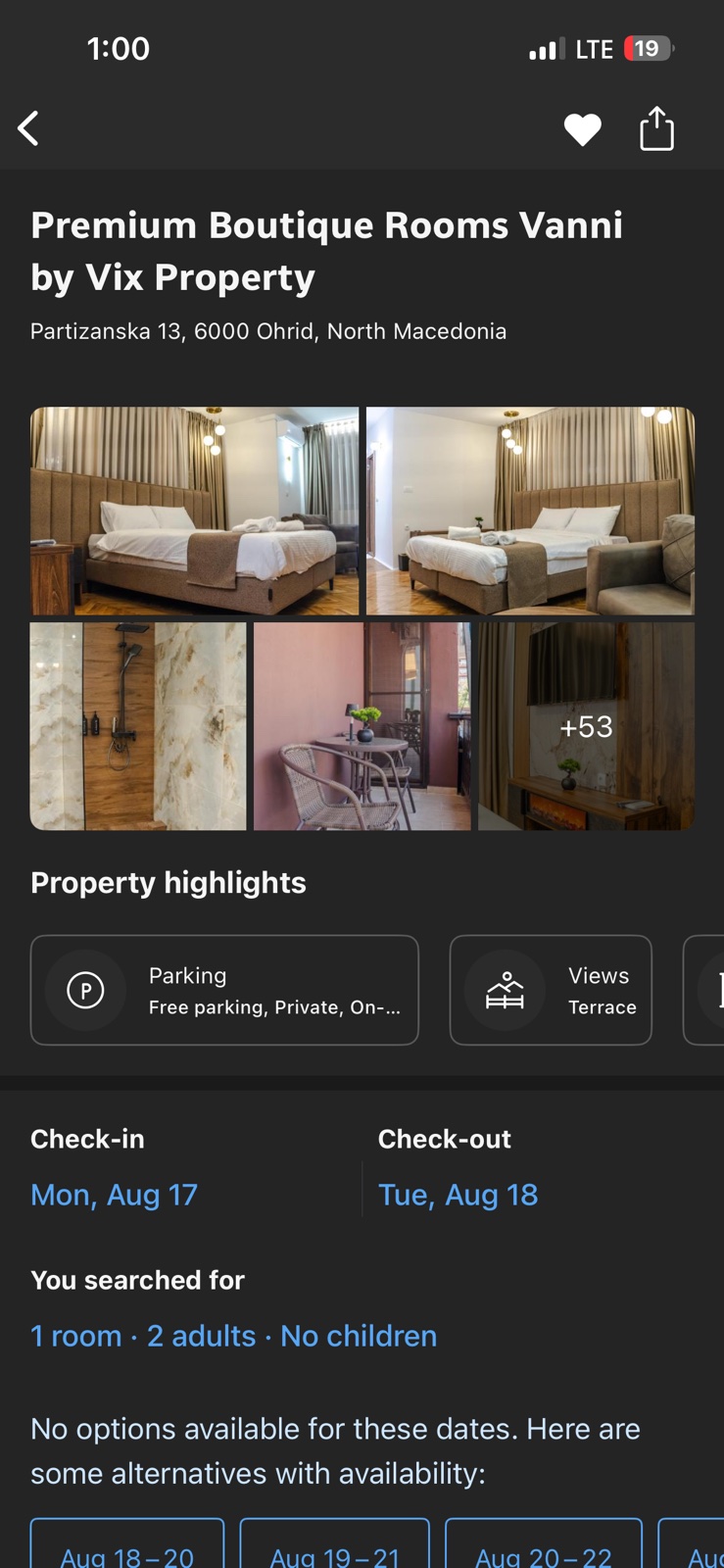 The Premium Boutique Rooms Vanni listing on Booking.com